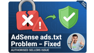 AdSense ads txt Problem – Fixed (Authorised Sellers Issue)