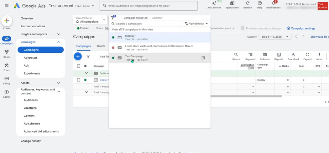 Google Ads disapproved unsupported language