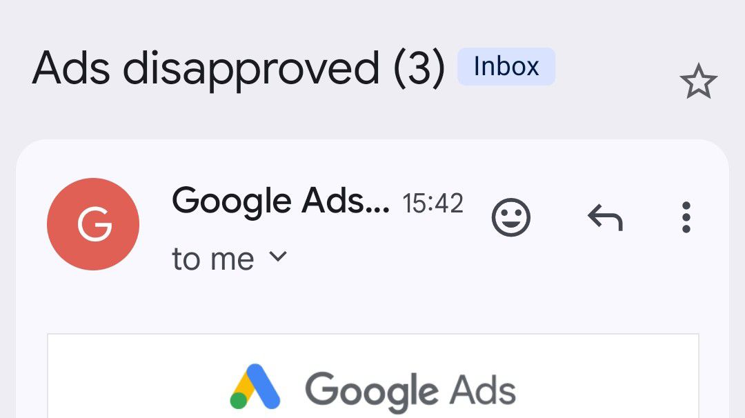 Unreliable Claims Google Ads Error