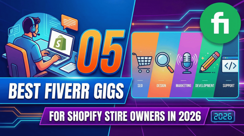05 Best Fiverr Gigs for Shopify Store Owners in 2026