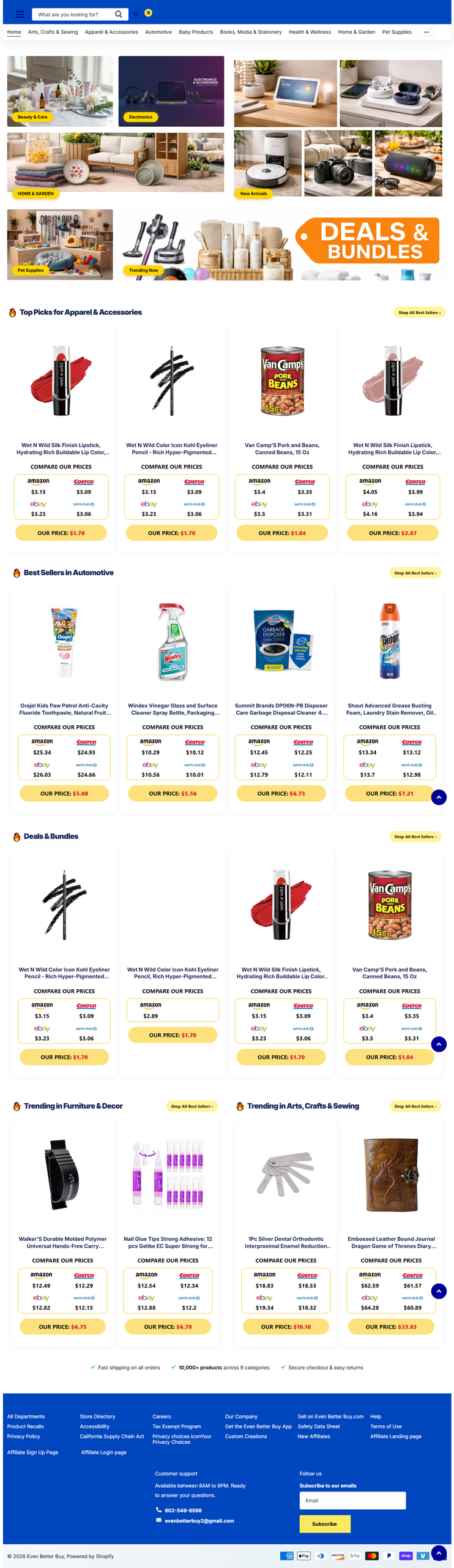 Shopify Store & Affiliate Program