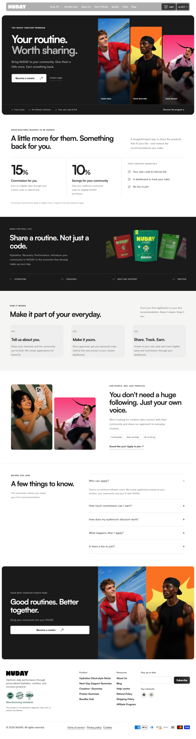 Creator & Affiliate Platform — United Arab Emirates ( 2026 )